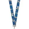 Buckle-Down Unisex-Adult's Lanyard-1.0-Frozen Olaf Poses/Snowflakes Blues, Multicolor, One-Size