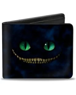Buckle-Down Men's Tim Burton's Cheshire Cat Eyes & Teeth + Tree Pose, Multicolor, Standard Size