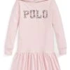 Polo Ralph Lauren Kids Logo Cotton Jersey Hooded Dress (Big Kids)
