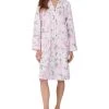 Eileen West Long Sleeve Waltz Zip Robe
