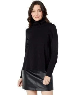 Mod-o-doc Slub Jersey Long Sleeve Turtleneck Tee