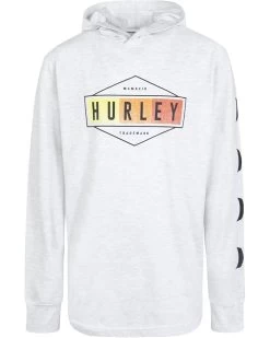 Hurley Kids Long Sleeve Hooded T-Shirt (Big Kids)