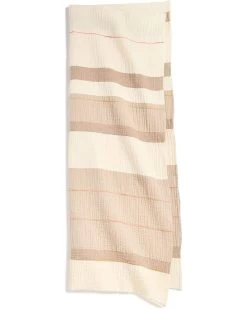 Madewell Textured Stripe Gauze Scarf