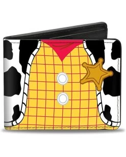 Buckle-Down Men's Toy Story Woody's Chest Close-UP, Multicolor, Standard Size