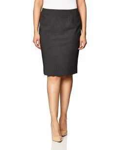 Calvin Klein Women's Straight Fit Suit Skirt (Regular And Plus Sizes)