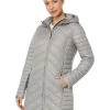 MICHAEL Michael Kors 3/4 Zip Front Quilt Packable Jacket M425700QZ