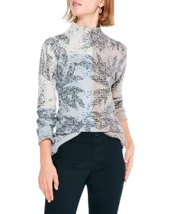 NIC+ZOE Cozy Up Stamped Turtleneck