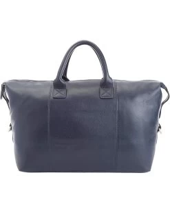 ROYCE New York Leather Overnight Duffel Bag