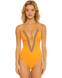 BECCA By Rebecca Virtue Fiesta Clare Plunge One-Piece