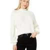 Lilla P Oversized Ruffle Neck Raglan Sweater