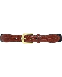 Brighton Elastic Cord Croco Tab Taper Belt
