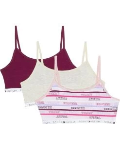 Tommy Hilfiger Kids Tommy Stripe Bra 3-Pack (Little Kids/Big Kids)