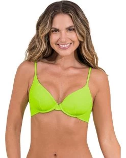 Maaji Chartreuse Dainty Unmolded Underwire Top