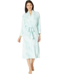 N By Natori Misty Leopard - Cozy Knit Robe