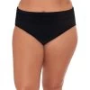 Magicsuit Plus Size Jersey Shirred Swim Brief