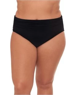 Magicsuit Plus Size Jersey Shirred Swim Brief