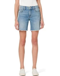 Joe's Jeans The 7" Lara Bermuda Shorts W/ Fray Hem