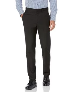 Kenneth Cole Reaction Stretch Textured Weave Slim Fit Dress Pants