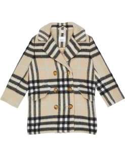 Burberry Kids Poppy Check Coat (Little Kids/Big Kids)