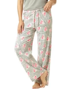 HUE Plus Size Love Line Mod Classic PJ Pants