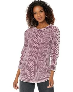 L.L.Bean Signature Cotton Fisherman Tunic Sweater Washed