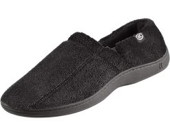Isotoner Men's Microterry Slip On Slipper
