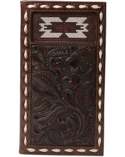 M&F Western Nocona Rodeo Wallet Southwestern Inlay & Lace