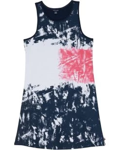Tommy Hilfiger Kids Tie-Dye Flag Tank Dress (Big Kids)