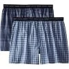 Hanes Men's 2-Pack Exposed Waistband Woven Boxers
