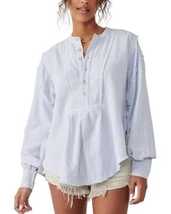 Free People Edge Washed Shirt