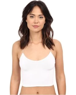Free People Seamless Skinny Strap Crop Cami