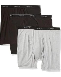Hanes Men's Stretch Boxer Briefs, 3 Pack