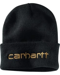 Carhartt Men's Knit Insulated Logo Graphic Cuffed Beanie