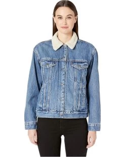 Levi's® Premium Ex-Boyfriend Sherpa Trucker