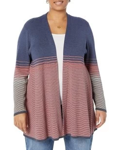 NIC+ZOE Plus Size Ombre Twirl Cardigan