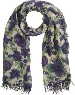 Chan Luu Cashmere Silk Floral Print Scarf